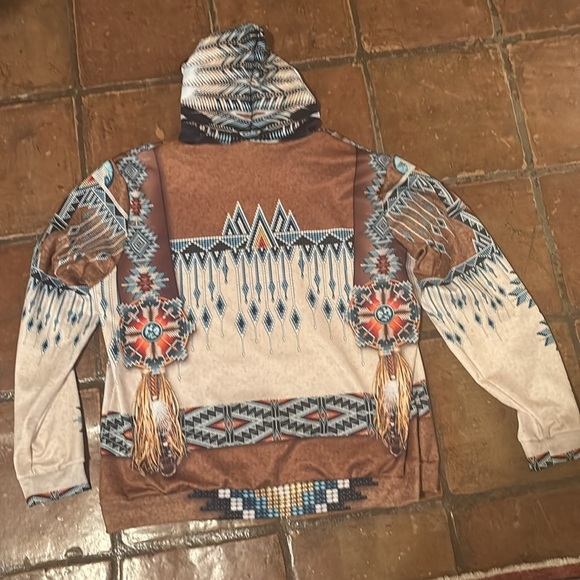Native print hoodie - Picture 4 of 6